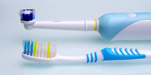 'manual and electric toothbrushes'