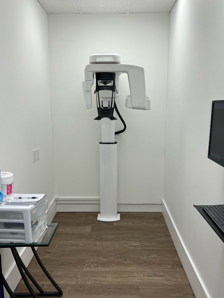 A cone beam CT scanner.